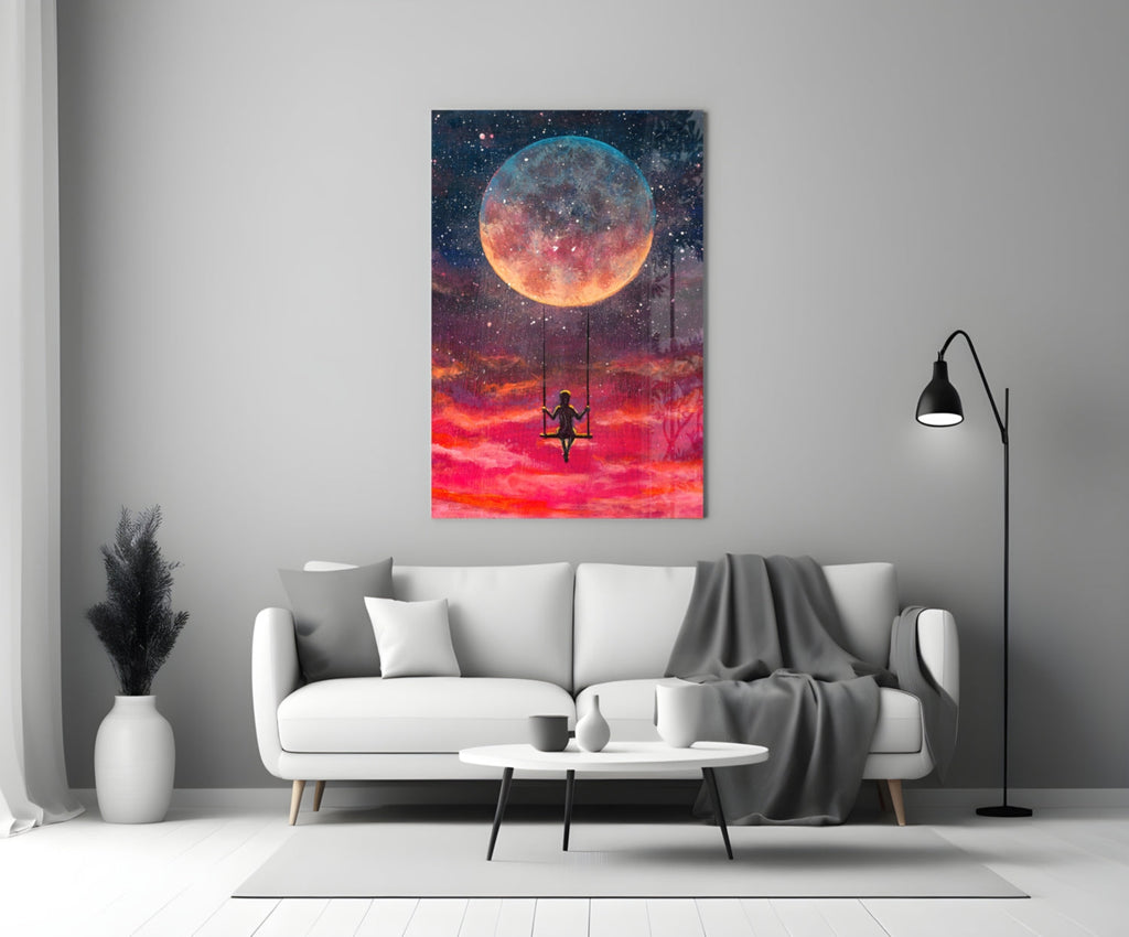 Freedom Glass Wall Art