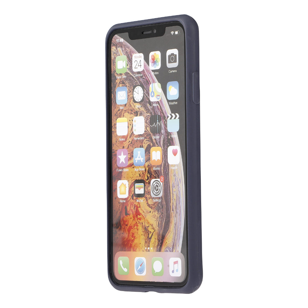 Custodia iNature iPhone XS Max - Blu Oceano